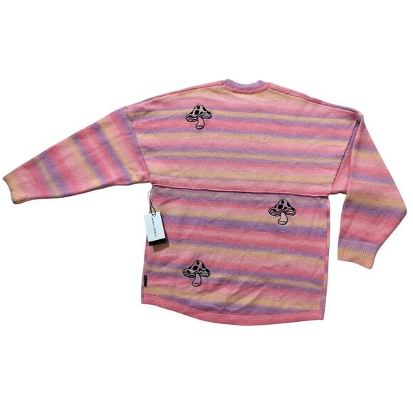 New Spirit Jersey Psychedelic mushroom knit oversized unisex sweater size S - Picture 5 of 12